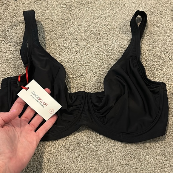 MAGISCULPT nwt US 34DDD swim bikini top 👙 - Picture 1 of 6